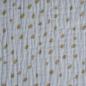 Preview: Musselin Double Gauze beige Tupfen auf weiß